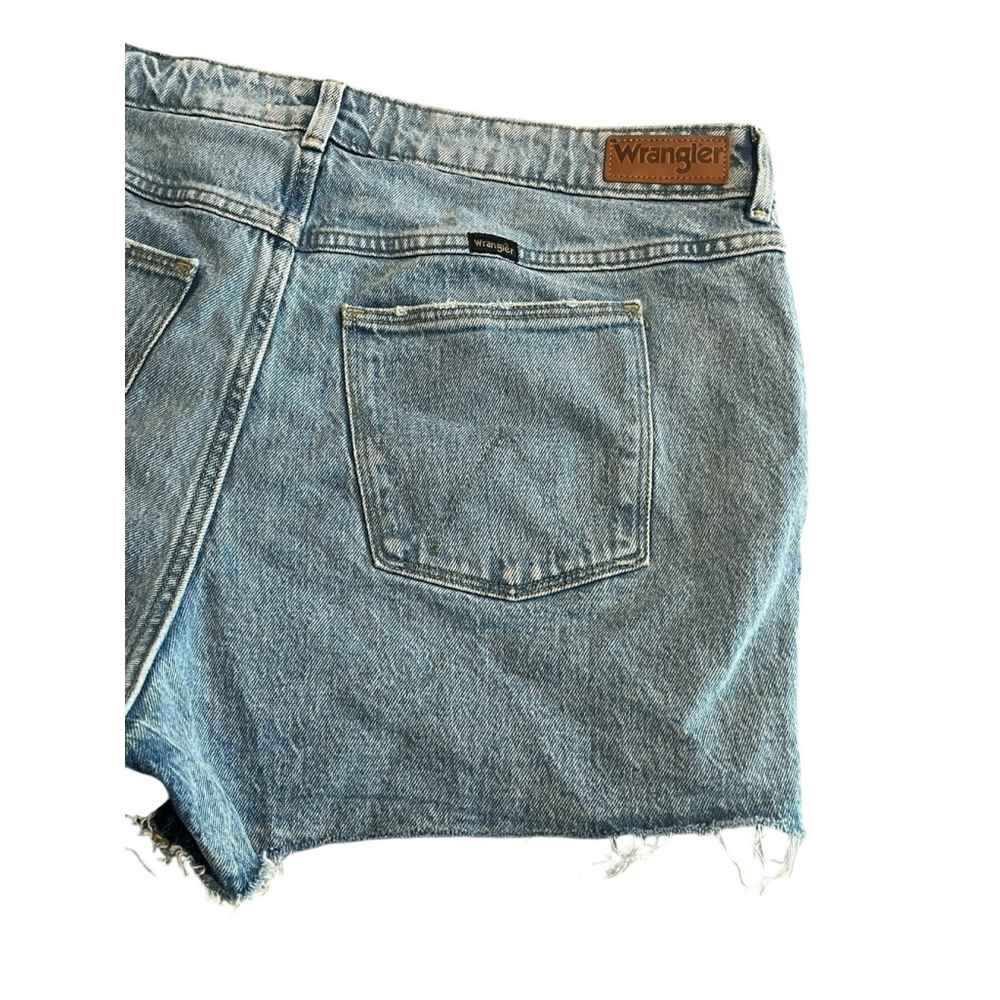 Wrangler Denim Shorts Womens 14/32 High-Rise Vintage 3” Cutoff Jean Shorts NEW - Picture 9 of 10